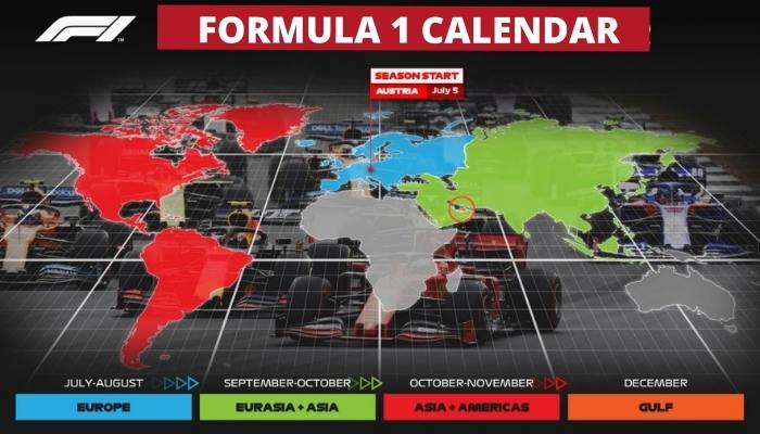2022 f1 calendar
