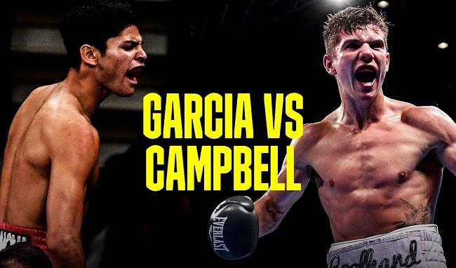 Ryan Garcia vs Luke Campbell live streaming