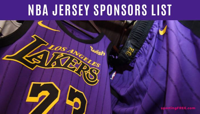 NBA Jersey Sponsors List