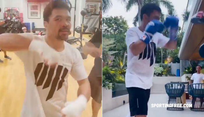 Manny Pacquiao vs Errol Spence Jr Training