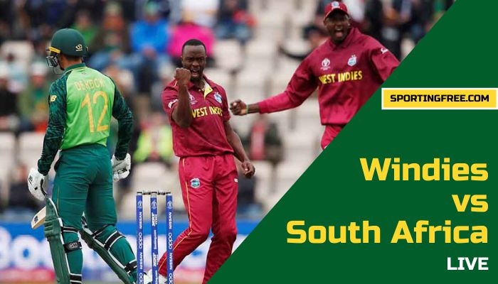 West Indies vs South Africa live streaming