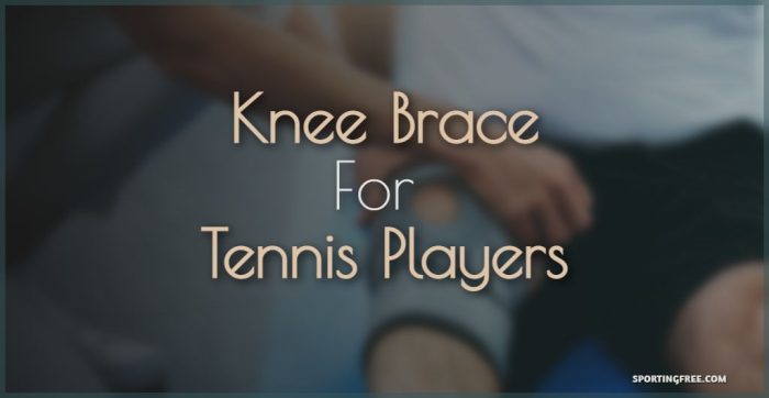 دعامة الركبة للاعبي التنس